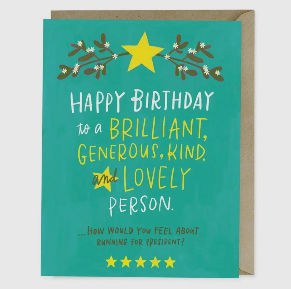 happy birthday to a brilliant...card