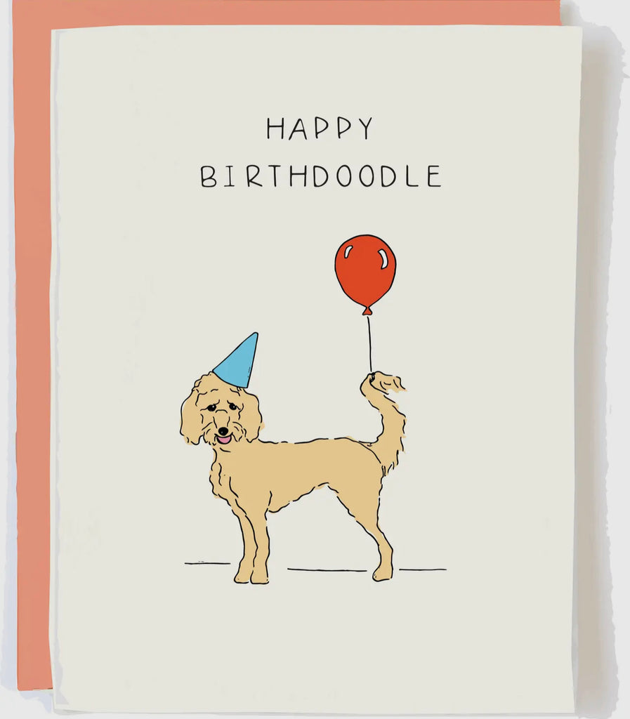 happy birthdoodle card