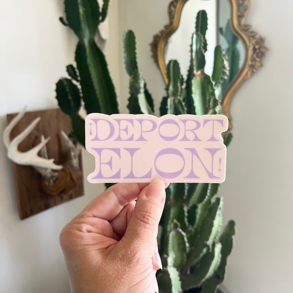 deport elon sticker