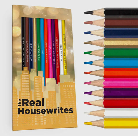 the real housewrites color pencils