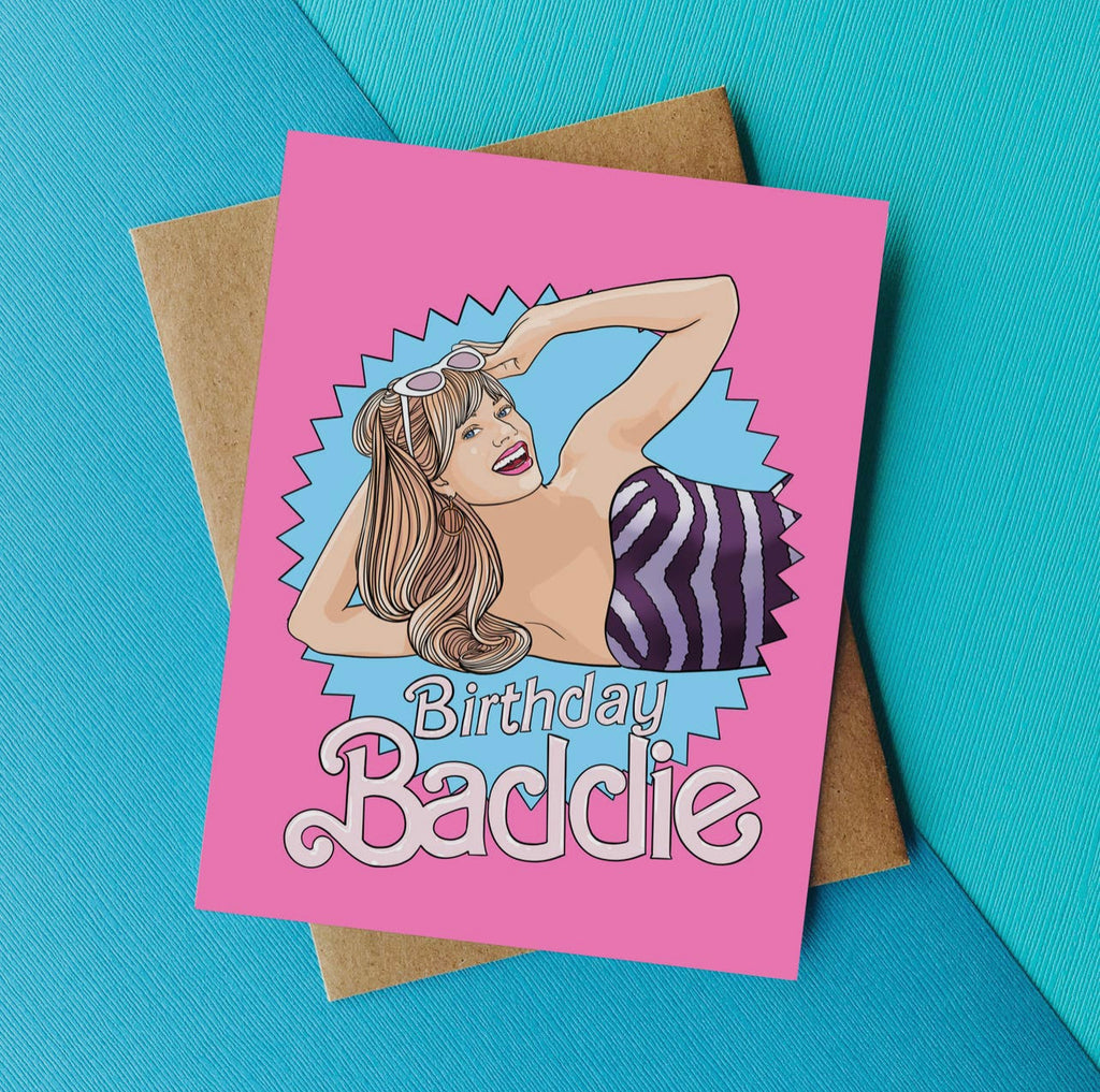 birthday baddie card