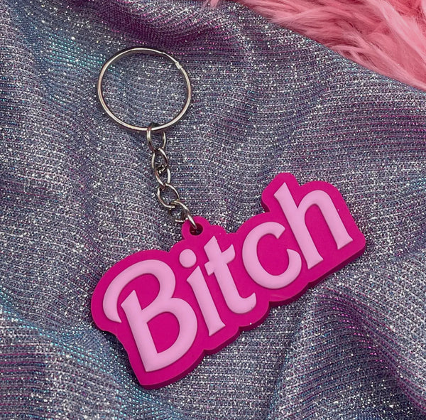 bitch keychain