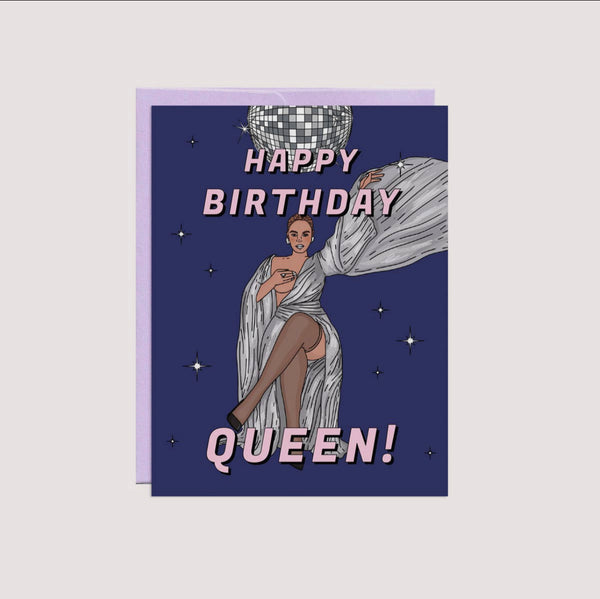 happy birthday queen card