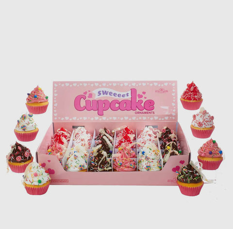 candy cupcake ornament