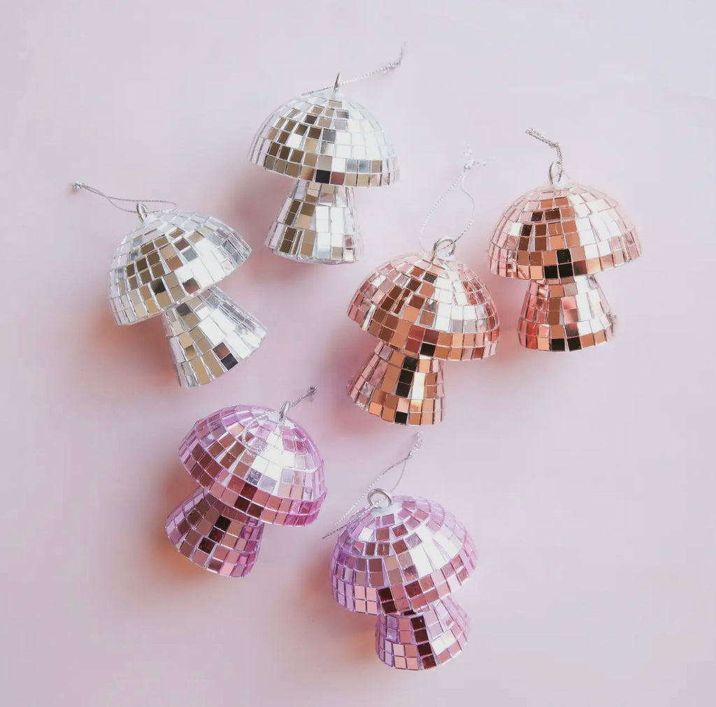 disco mushroom ornament