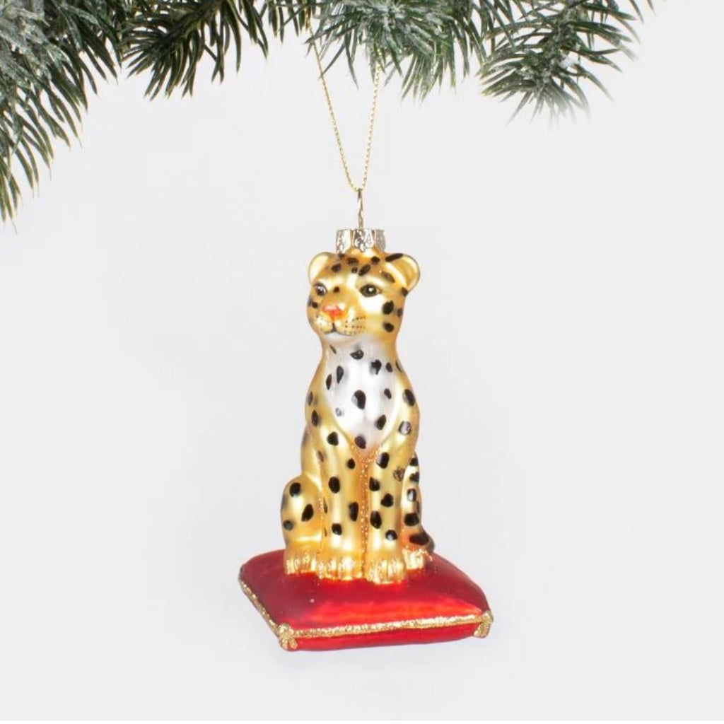 leopard ornament