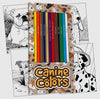 canine colors color pencils & color pages bundle