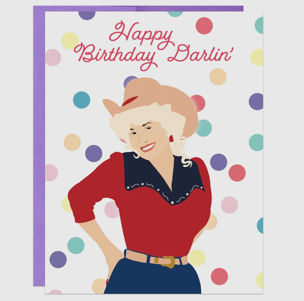 happy birthday darlin' card