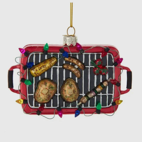 christmas barbecue ornament