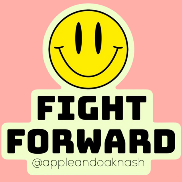 fight forward sticker