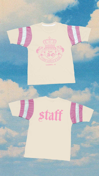 apple & oak staff camp tee