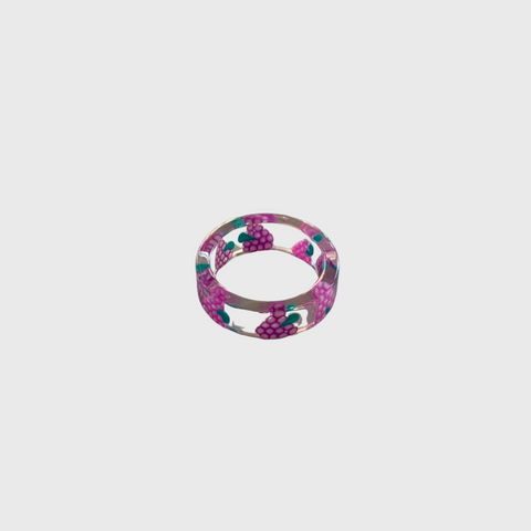 acrylic grape ring