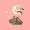 labubu khaki designer dress set