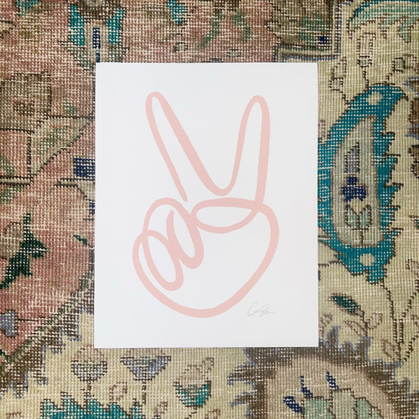 peace sign print {11x14}