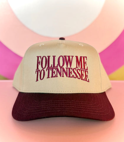 follow me to tennessee trucker hat