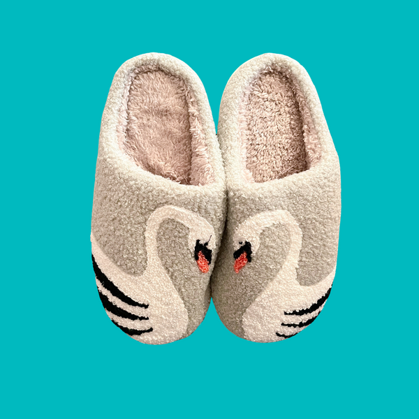 swan slippers