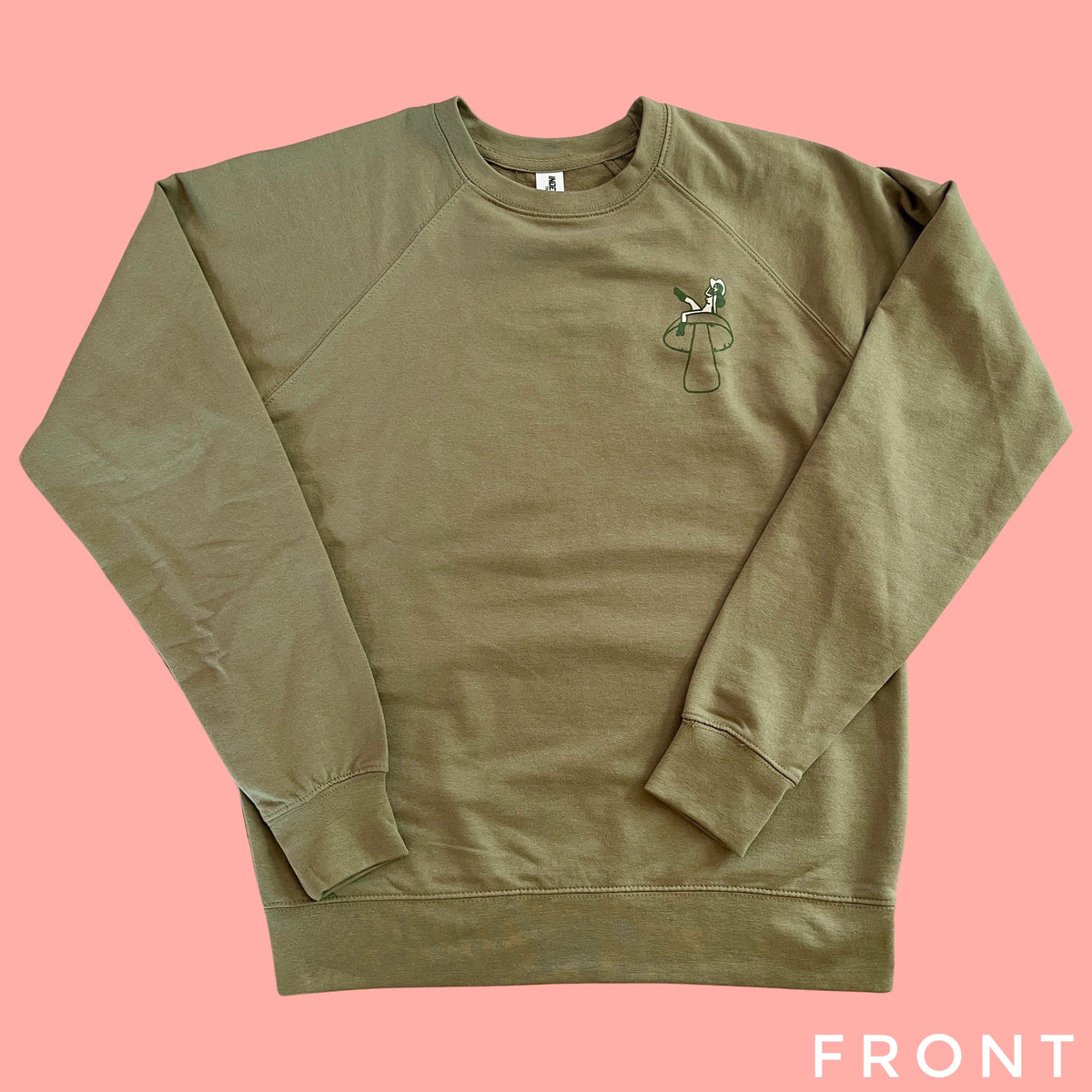 a&o mushroom crew sweatshirt