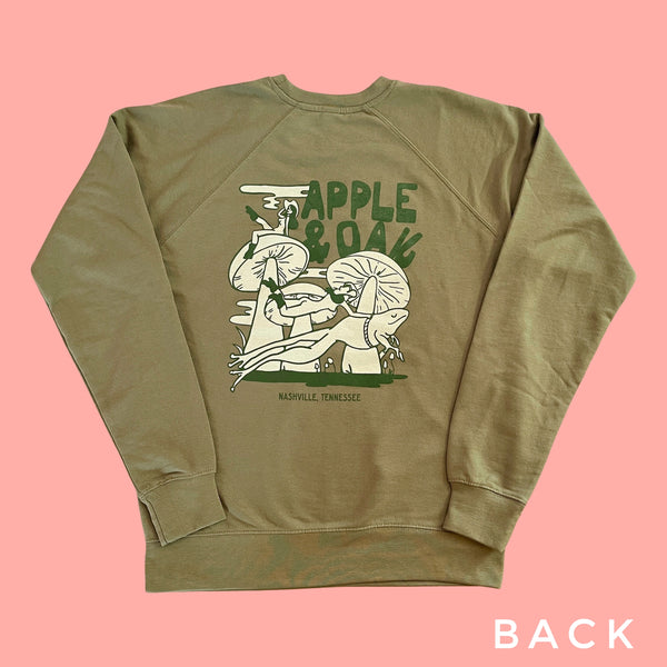 a&o mushroom crew sweatshirt