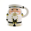 white nutcracker coffee mug