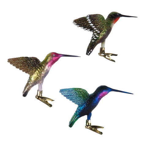 hummingbird {clip on} ornament