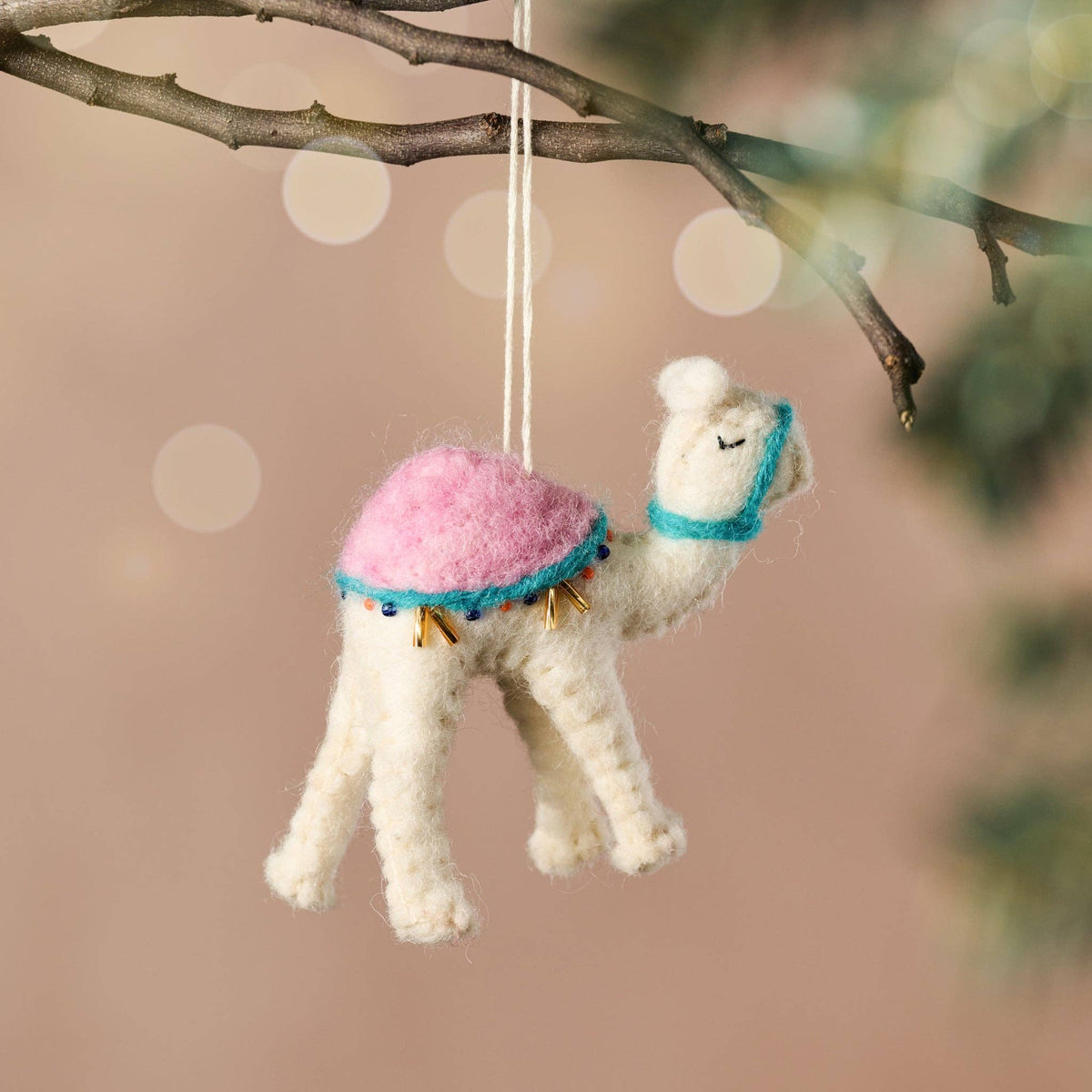 mitho wool camel ornament