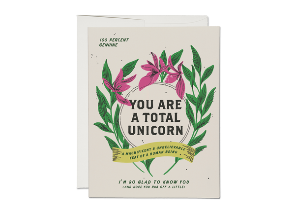 you are a total unicorn card