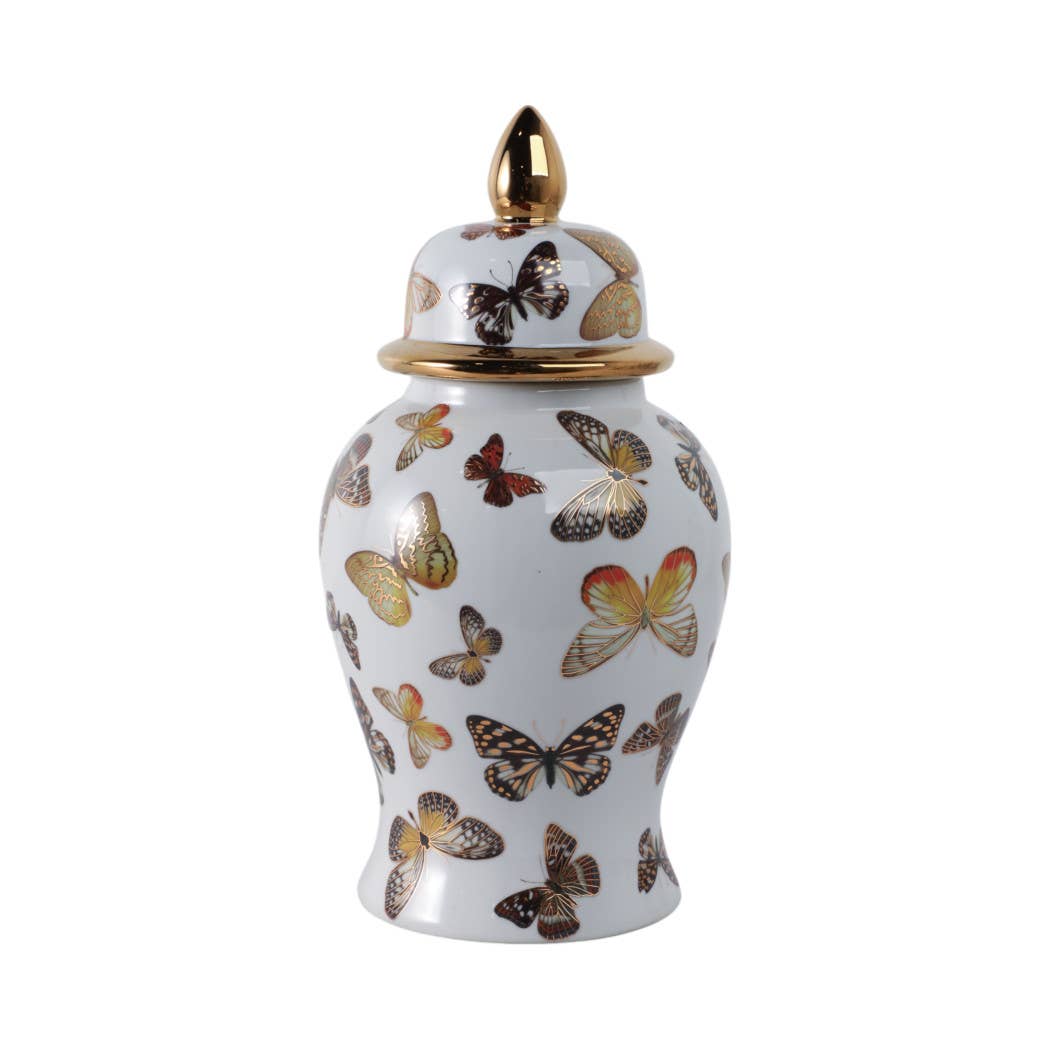 butterfly temple {medium} jar/vase