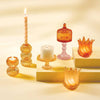 amber pedestal jar
