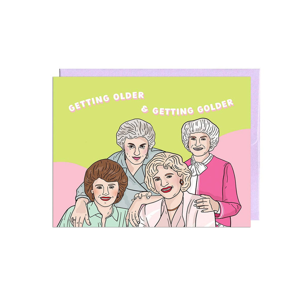 getting older & getting golder card