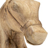 wooden horse head figurine 11 in.