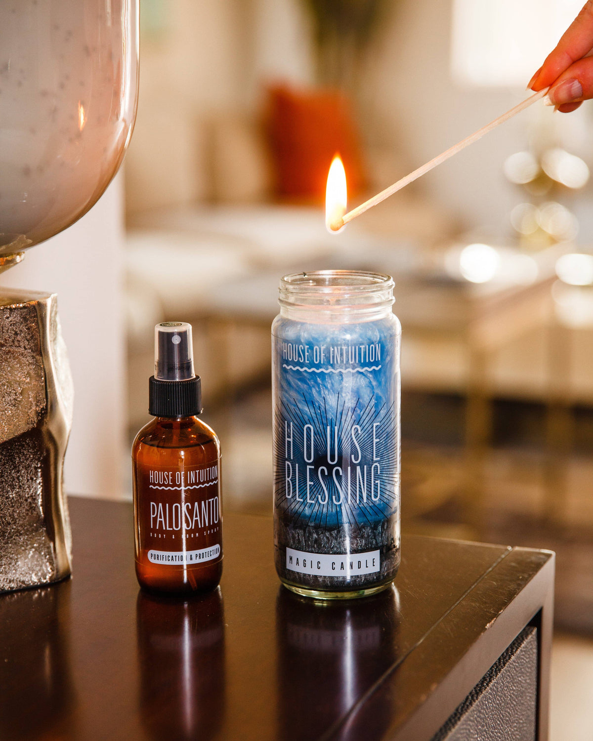 house blessing magic candle