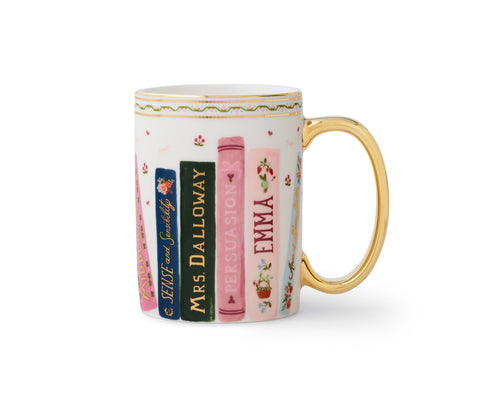 book club porcelain mug