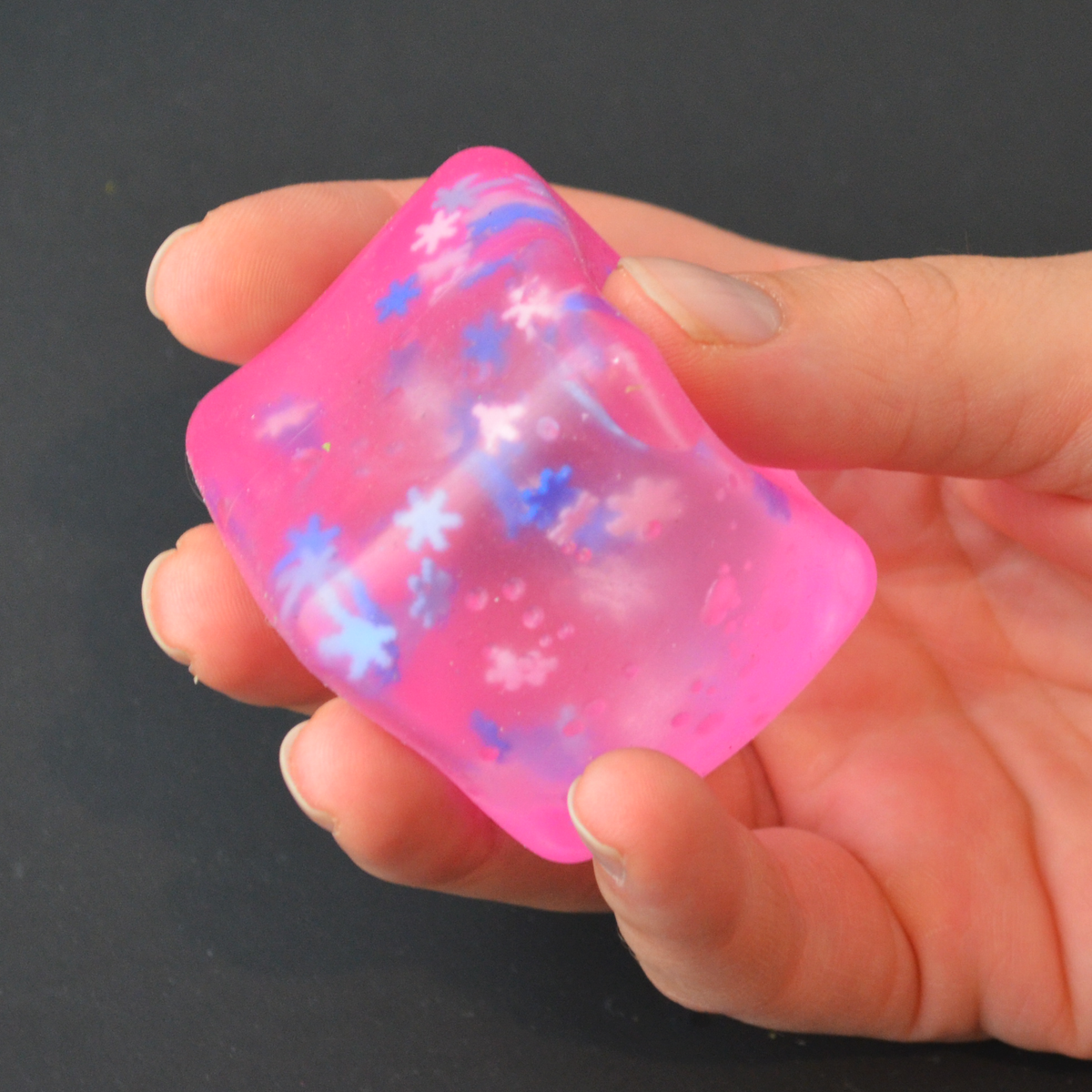 snowflake sugar stress cube
