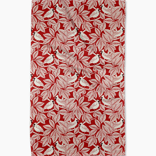 cardinal canopy tea towel