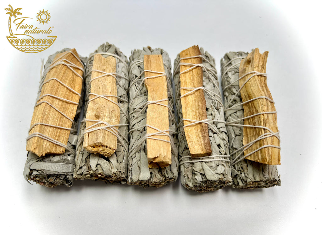 palo santo with white sage bundles