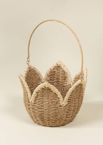 flower shaped {large} basket