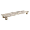 beige stand - large: marble { 21 L x 6 W x 2.5 H}