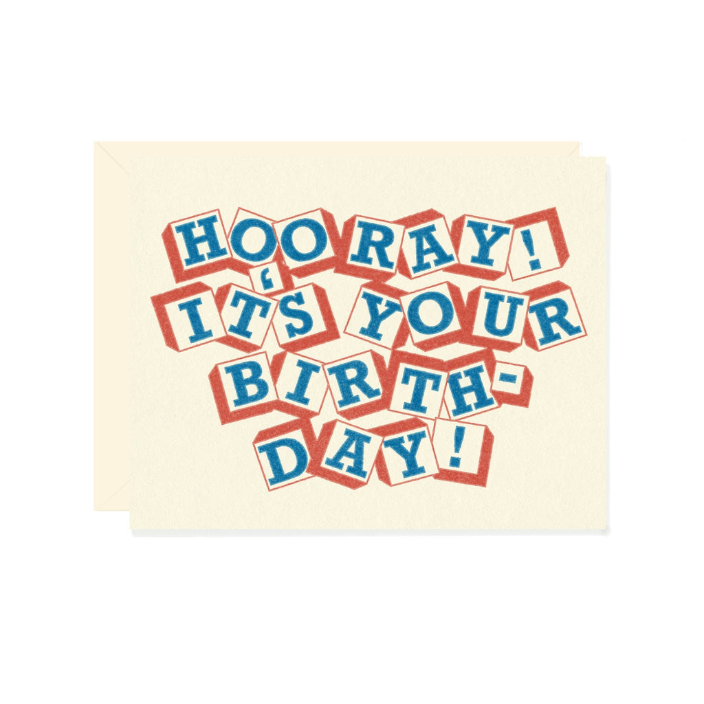 hooray! it's your birthday! card