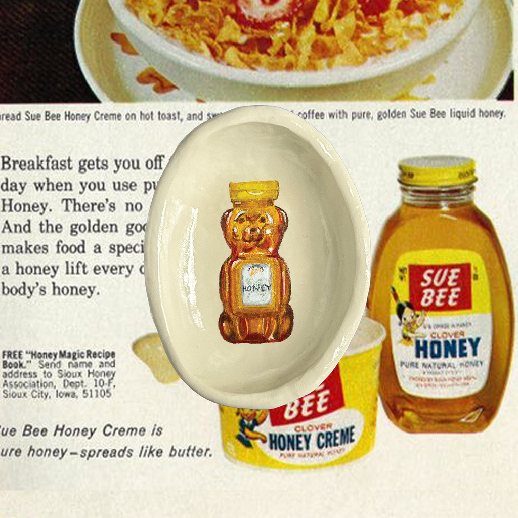 honey bear trinket dish