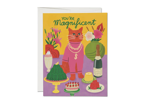 you're magnificent card
