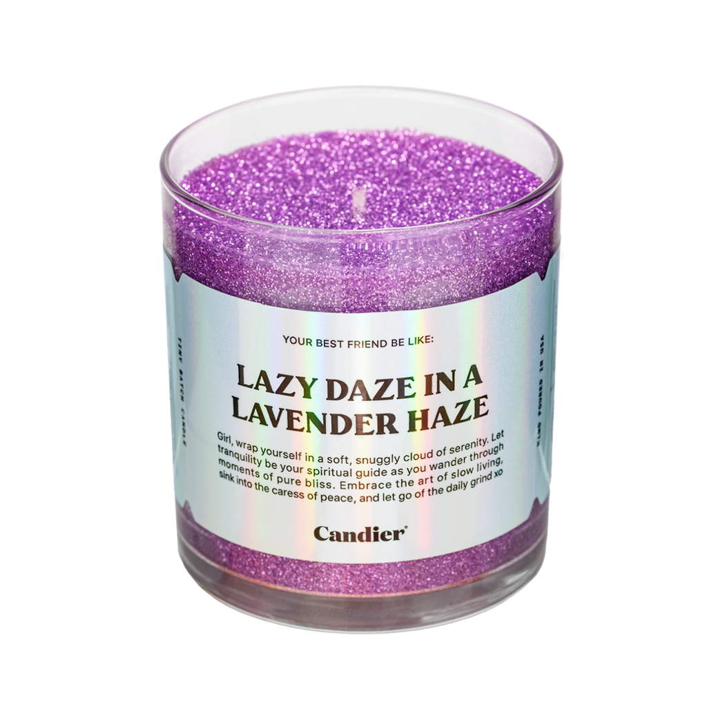 lazy daze in a lavender haze candle