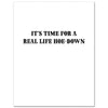 happy birthday! it's time for a real life hoe-down card