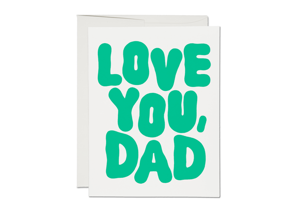 love you, dad card