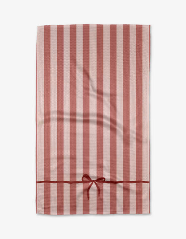 put a bow on it tea towel