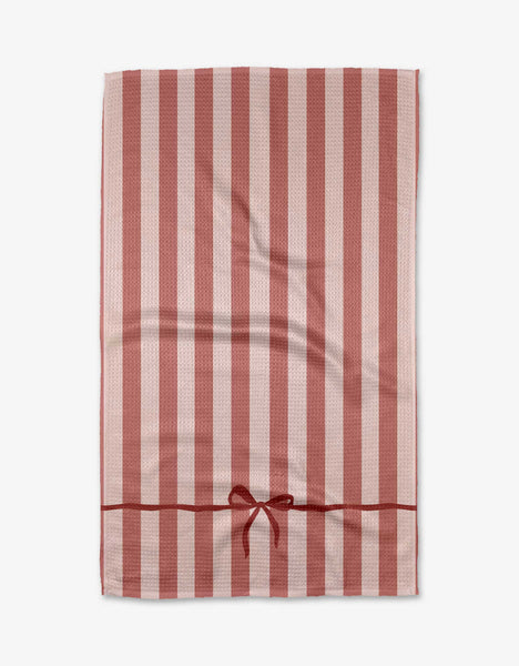 put a bow on it tea towel
