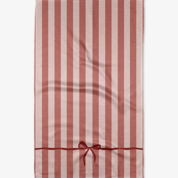 put a bow on it tea towel