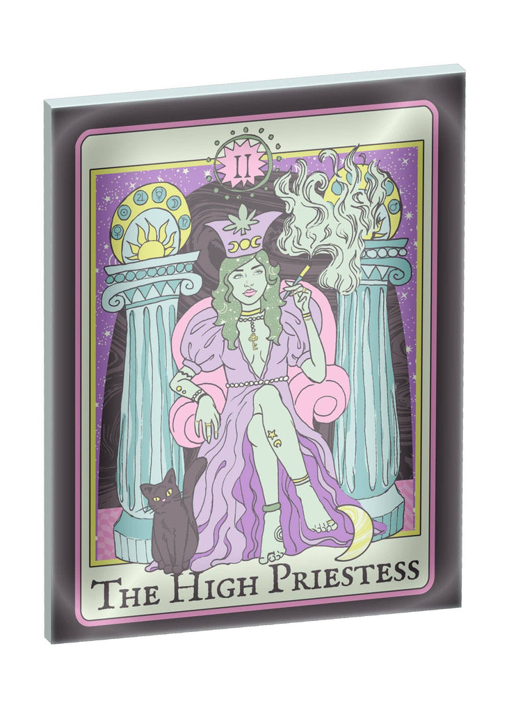 high priestess tarot {glass} tray