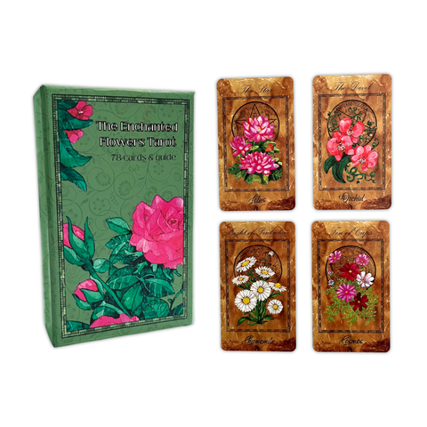 enchanted flowers tarot deck & guidebook