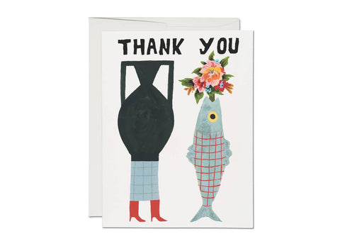 thank you {vases} card