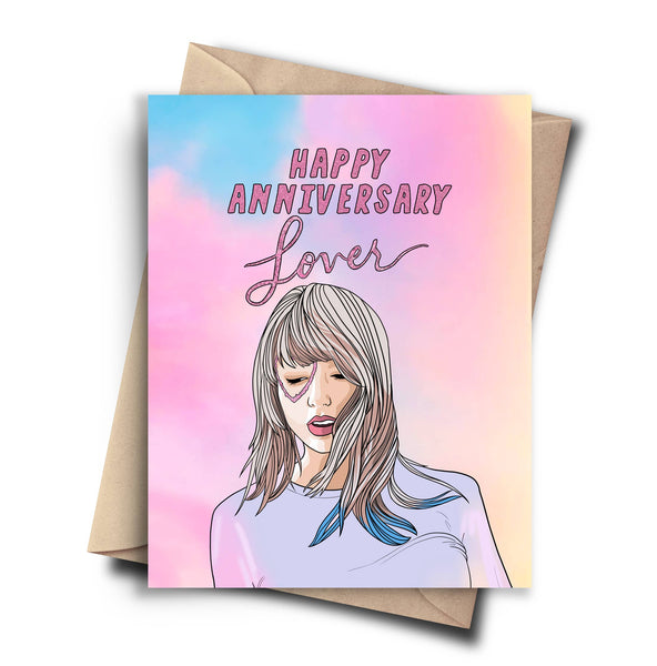happy anniversary lover card